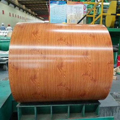 kupować CGCC Drewniany wzór Malowana blacha stalowa do dekoracji wnętrz online manufacture
