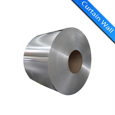 kupować Wysoka odporność na obciążenia wiatrowe 3003 3004 Aluminiowa cewka stopu do ściany zasłonowej produkcja online