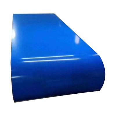 0.25x1219mm Niebieski kolor poliestrowy powłoka wstępnie malowana cebula wstępnie powleczona blacha stalowa