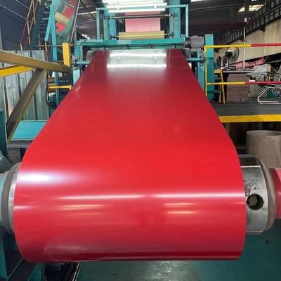 PPGI Prepainted Galvanized Steel Coil Czerwony Biały Zielony Kolor Ral 9002 9003