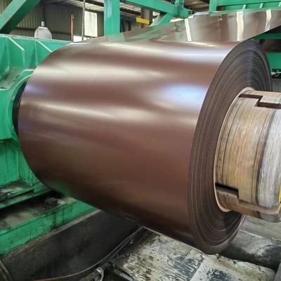 Cewka stalowa powlekana kolorem ISO9001 Cewka ze stali ocynkowanej Ppgi Z40-180g / M2 Powłoka