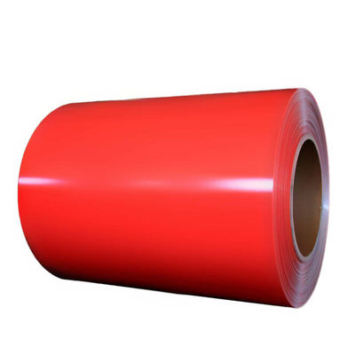 3003 H24 Czerwony kolor Pvdf Wleśnia z arkusza aluminium do ściany zasłonowej