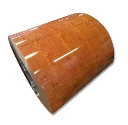 Koła aluminiowe powlekane kolorem ziarna drewna do dekoracji ścian wewnętrznych