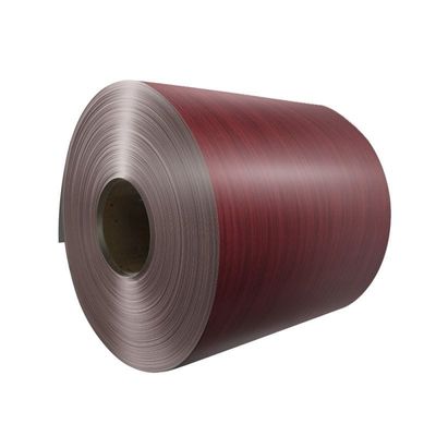 1.2mm grubość imitacja drewniana rolka powlekana aluminiowa cewka