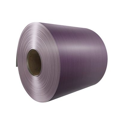 PVDF powłoka fioletowa miedziana srebrna szczotkowana cewka aluminium
